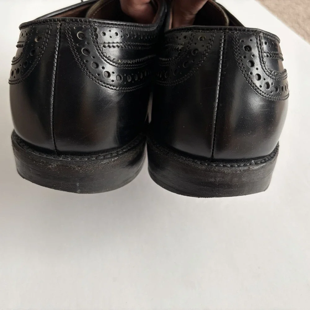 Allen Edmonds McAllister Brogue Wingtip Dress‎ Shoes Men's 11.5 D Black Classic